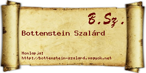 Bottenstein Szalárd névjegykártya