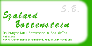 szalard bottenstein business card